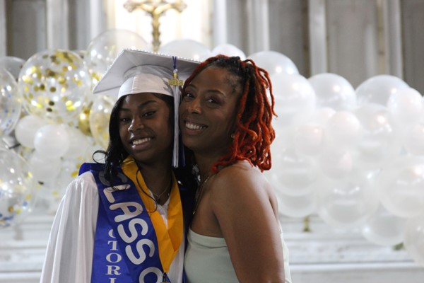 DLEACS Graduate and her mother